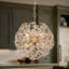 Lustre en cristal 8 lumières Kethe