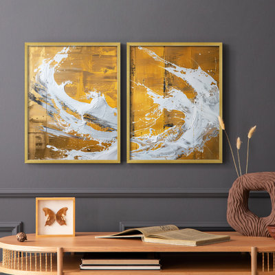 ABSTRACT Series CD XXXVI-Reproduction encadrée de qualité supérieure - prête à être accrochée - aucun clou requis - aucun clou requis