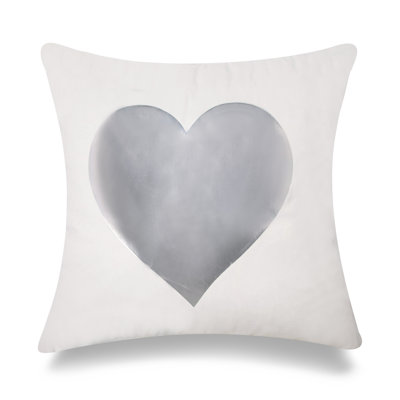 Gold&Silver Foil Print Throw Pillow