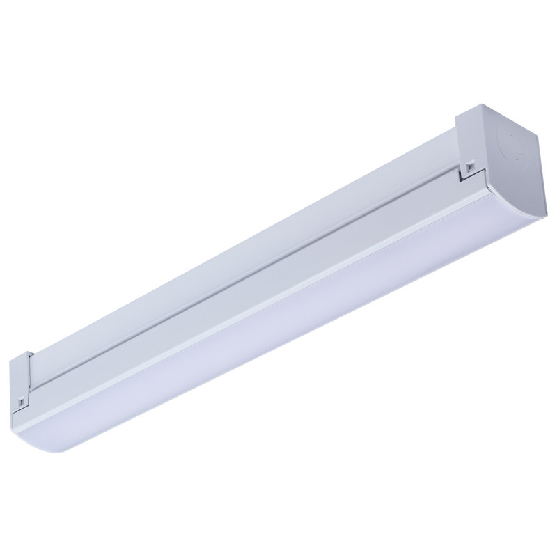 LED 1 Foot Connectable Strip Light 10 Watts 27K/30K/35K/40K/50K CCT Selectable White Finish 120 Volt