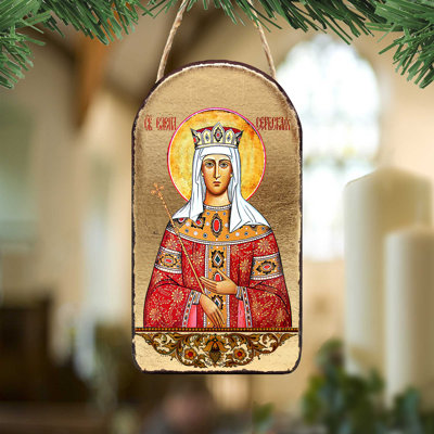 5'' Handmade Wood Shatterproof Photo Ornament