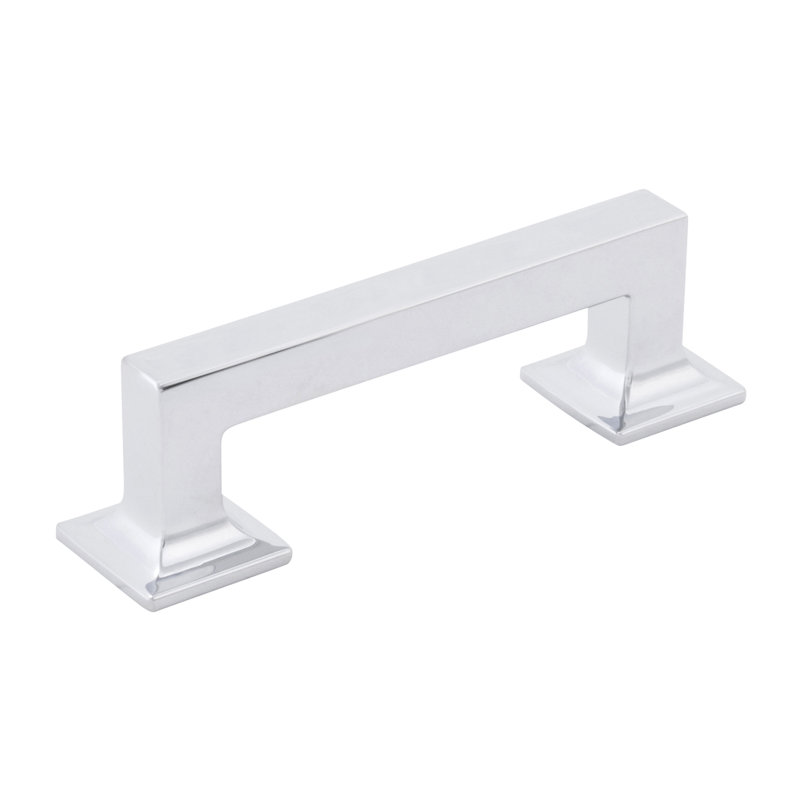 Studio Collection Handle Pull - 3" Center to Center Cabinet Pull Chrome - Transitional Hardware for Drawers & Cabinets, 3"