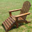 Chaise Adirondack avec repose-pieds Aryaveer