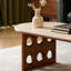 Table basse ovale avec découpe-222671569