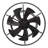 Cissline 24" Wet Plug-in Outdoor Ceiling Fans with Light and Remote, IP65 Waterproof ceiling fan for Patio-485256134