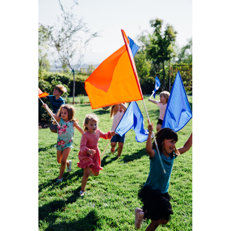 Pacific Play Tents Red Polyester Flag Set 24" x 24"