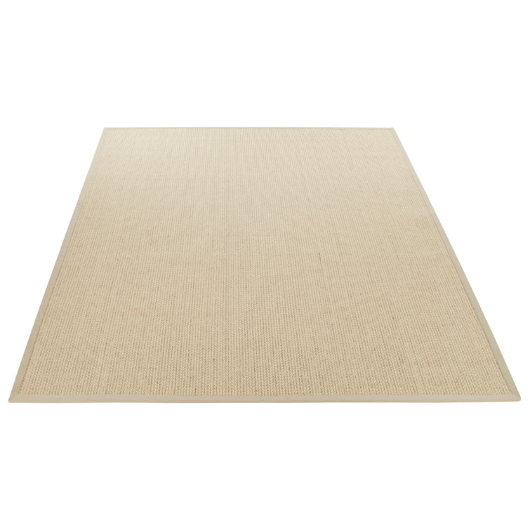 Goffe Natural Wool & Sisal Solid Color Rug