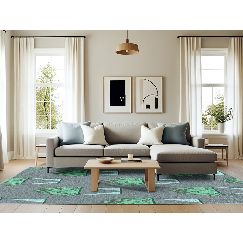 Indoor Rug, Rectangle 6' x 9'