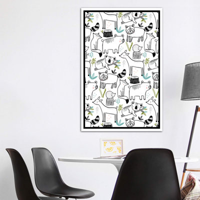 «Everyday Inky Critter I» par Lisa Barlow - impression d'art graphique