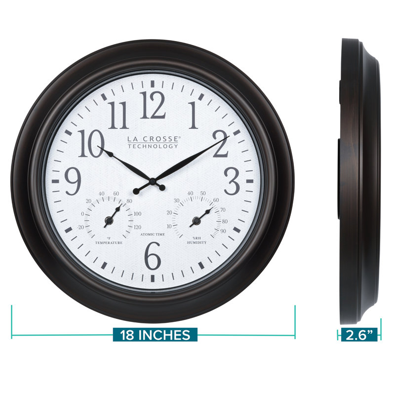 outdoor atomic clocks with temperature