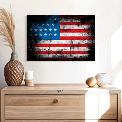 Borges Grunge American Flag