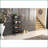 Bookshelf, Leon 5-Tier Modern Ladder Metal Frame | Black | Small Spaces Living Room Office-1821558196