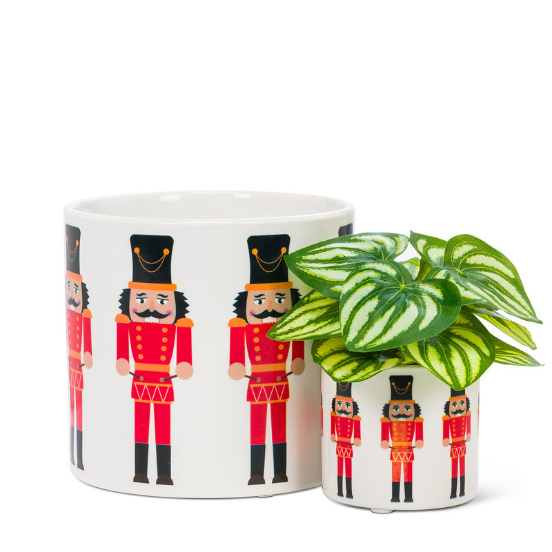 Cache-pot en céramique Loveday, H 4,7 po x l 4,7 po x P 4,7 po