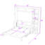 Lit escamotable avec cadre en bois Murphy-1591966703-1591966702