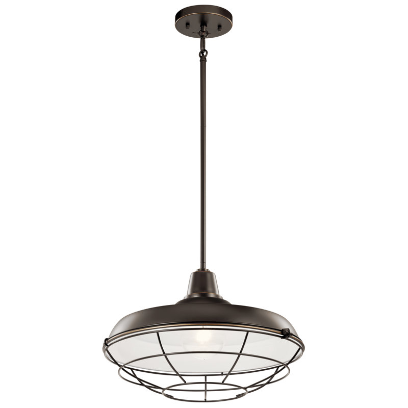Helmtrud Outdoor Pendant, 47" H x 16.5" W x 16.5" D, Olde Bronze