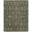 Delano Wool Striped Area Rug in Gray