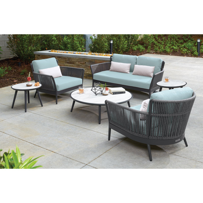 Nette Outdoor Lounge Chair, Yes, Seafoam