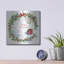  «Robin Wreath» par Elle Media Group SA, art mural en métal, 12 po x 12 po-1449292859