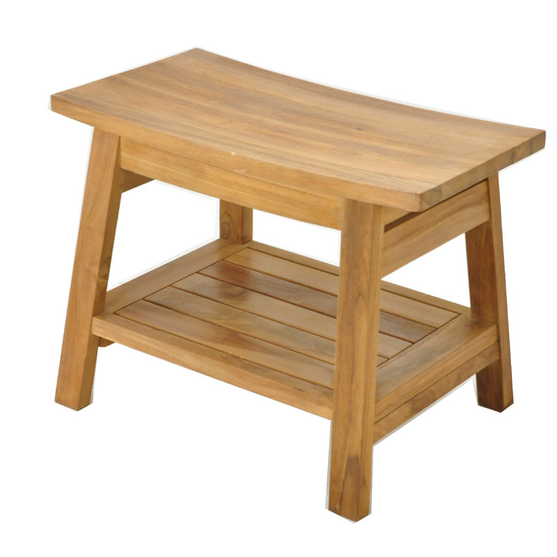 Wilcox 24'' W Teak Shower Bench