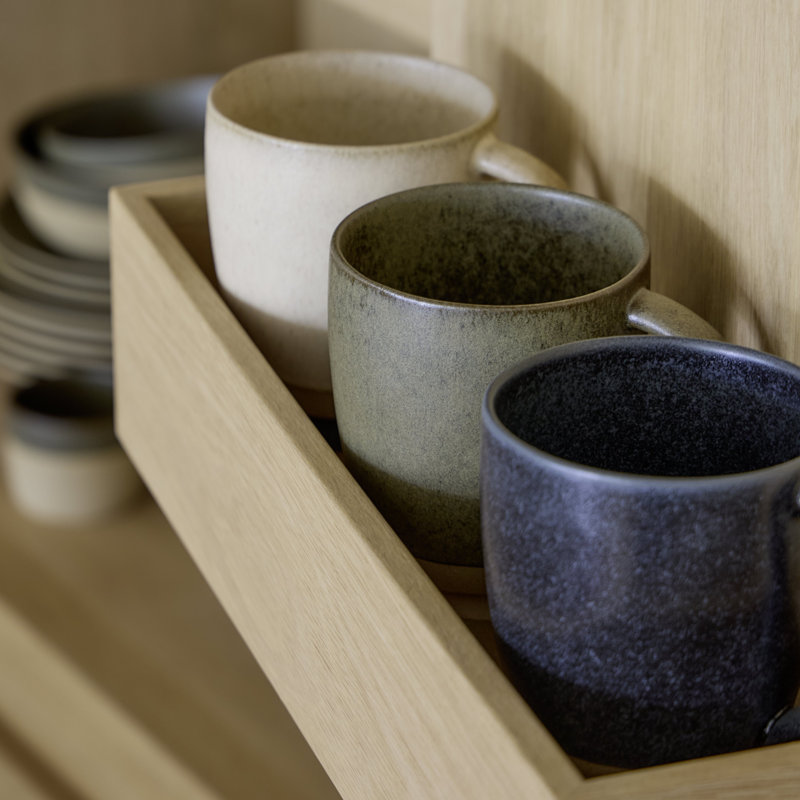 Mugs, Charcoal Gray