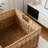 Handwoven Storage Baskets Set Of 6, Mixed Weave Wicker Cube Bins With Metal Frame For Shelves, Foldable Organizer For Bathroom, Bedroom, Laundry, Pantry, And Home Decor