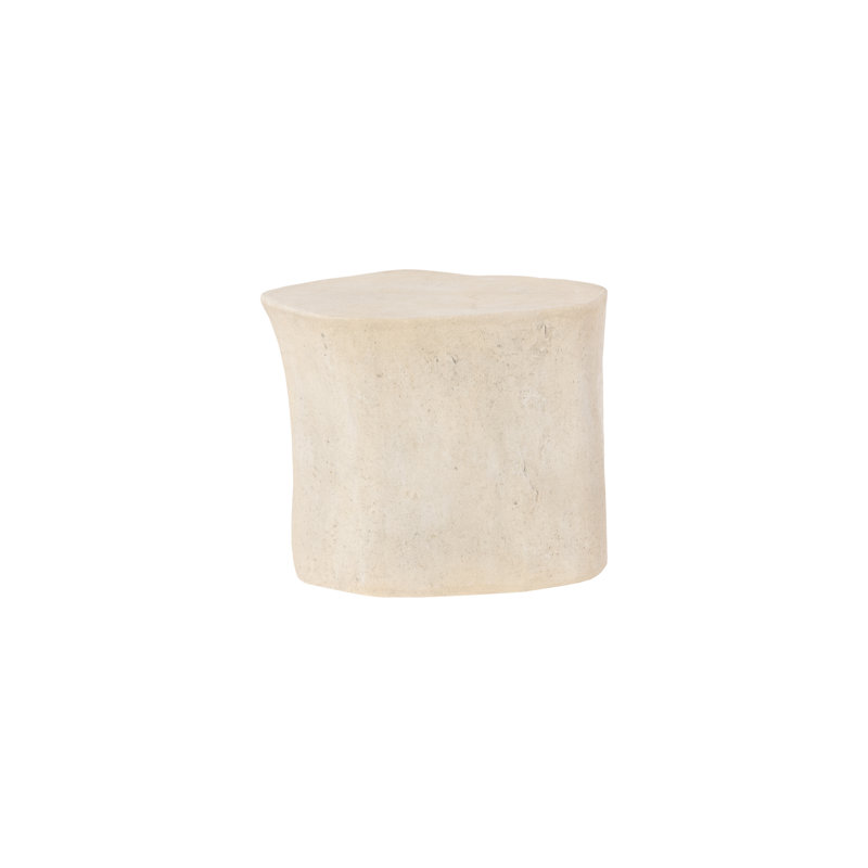 Cast Naturals 28" Pedestal Dining Table, Off White