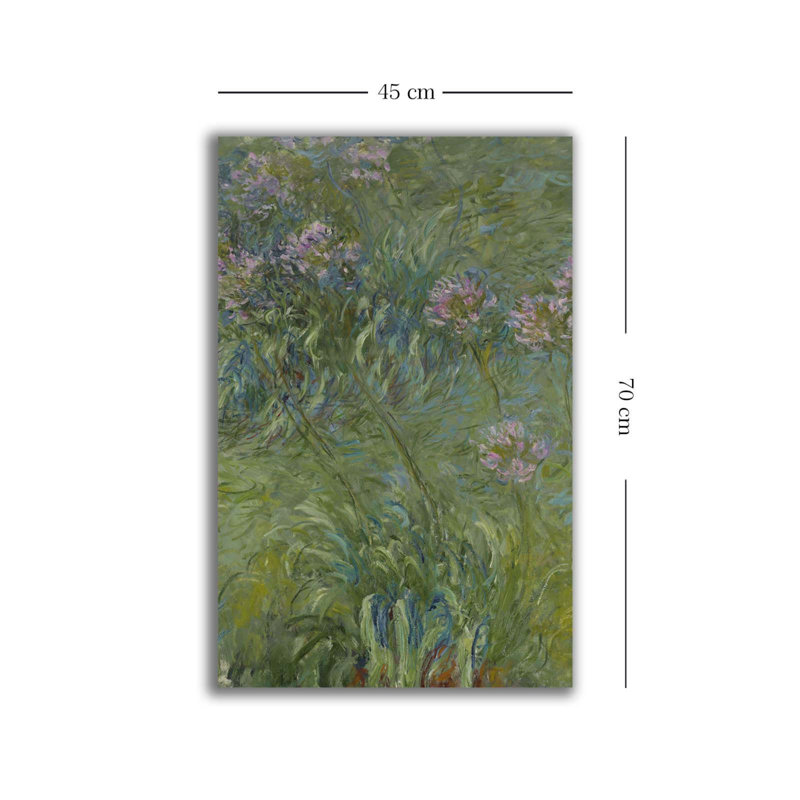 Claude Monet - peinture sur toile tendue