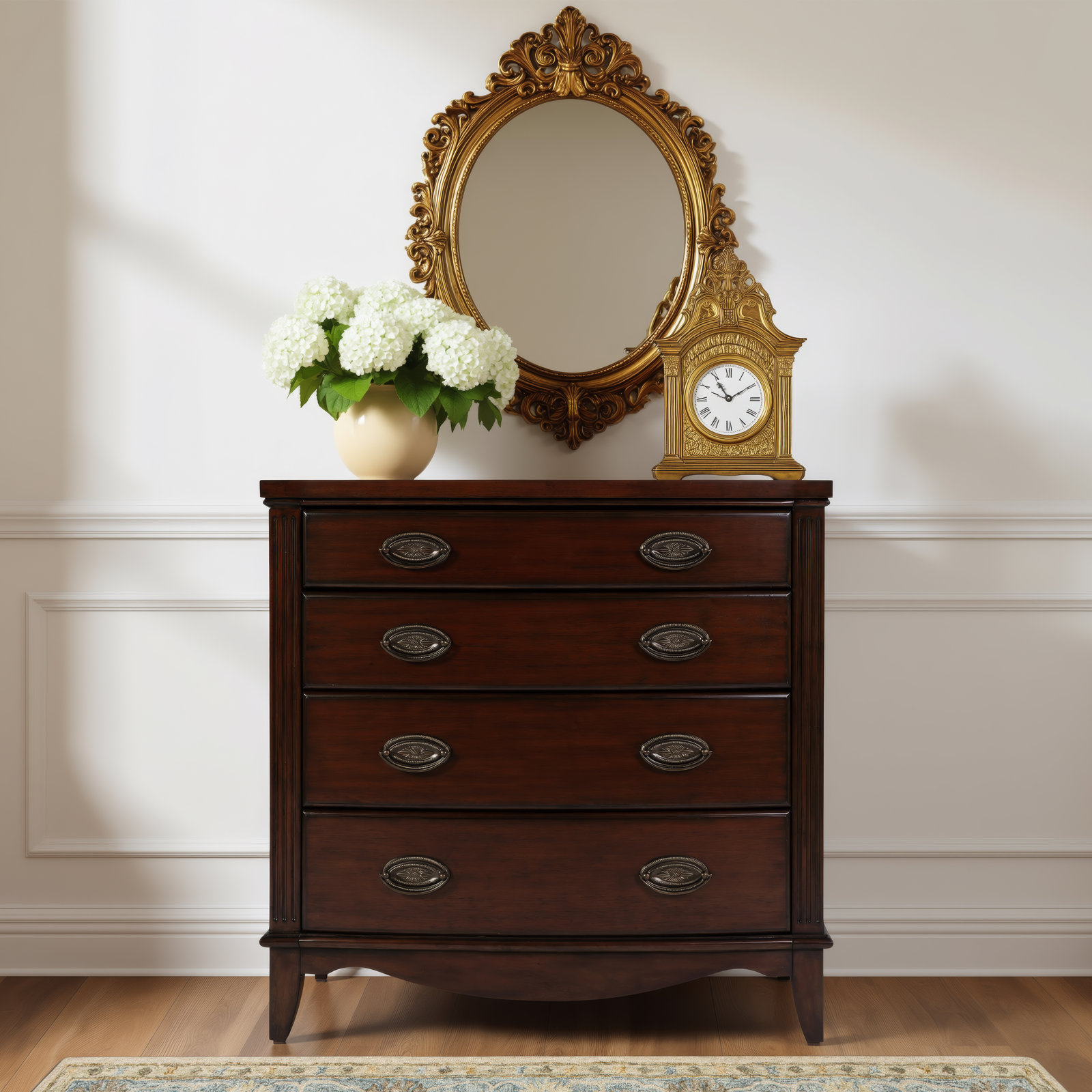 Accent Chest, Dark Mahogany Brown