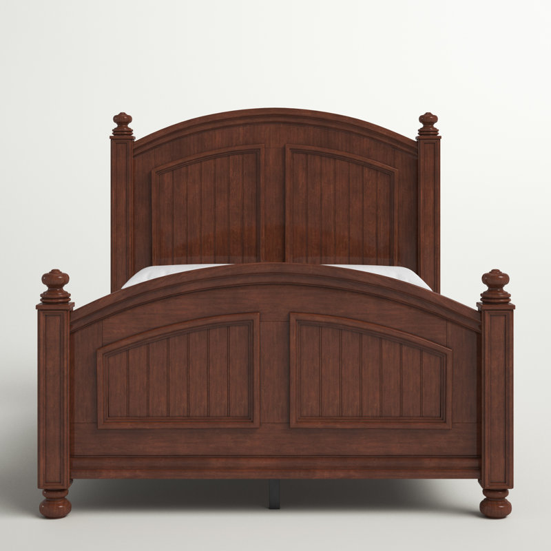 Patillo Solid Wood Standard Bed, Full, Chocolate