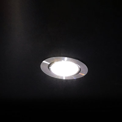 Adjustable gimbal trim integrated Led Kit 3W day white 7000K 3.5" recess ceiling mount light