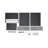 Sternberg Height Adjustable Rolling Computer Desk With Keyboard Tray