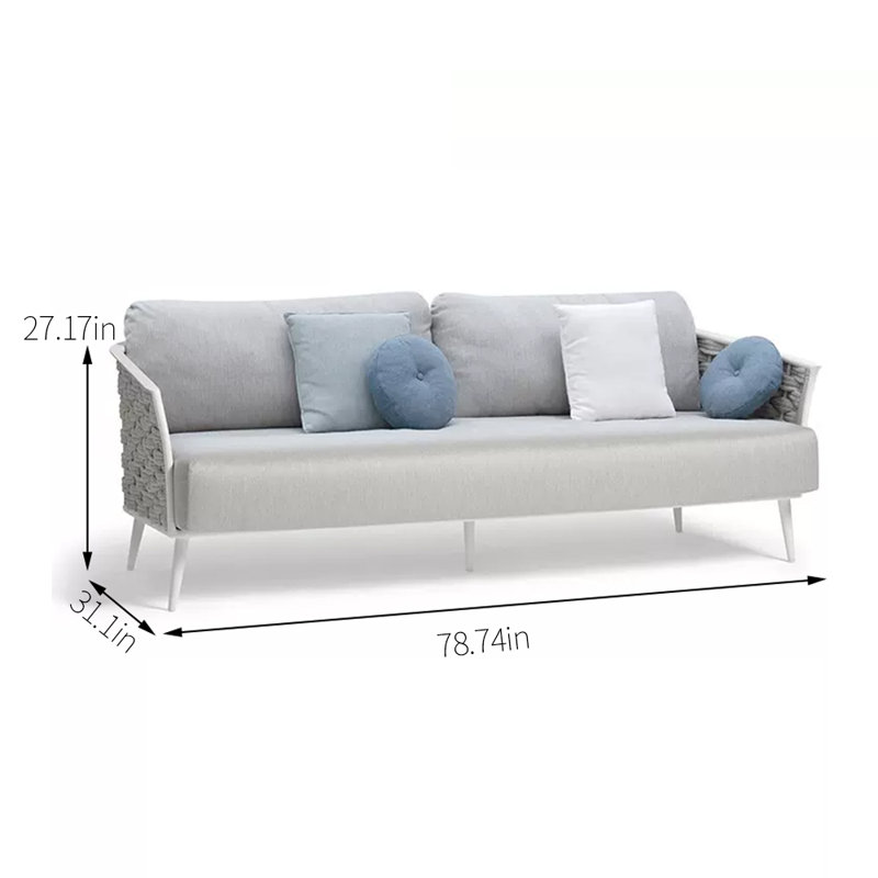 78,74 extérieur avec coussins Sunbrella®