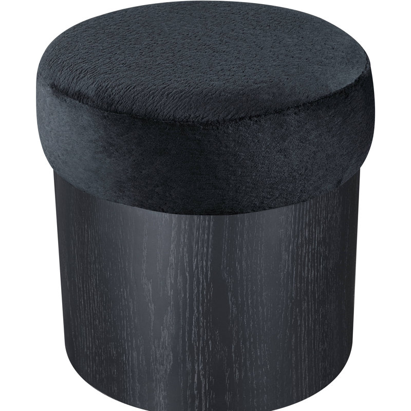 Repose-pieds / tabouret Asai, Noir, noir, noir, noir, Noir