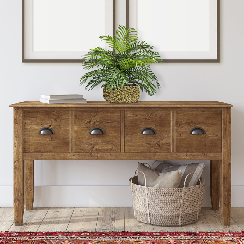 14'' Faux Palm Plant in Wicker/Rattan Basket