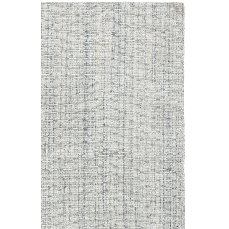 Mirage touffeté à la main recyclé P.E.T; Rayonne / viscose Tapis d'intérieur en coton à chevrons, Rectangle 5' x 8'