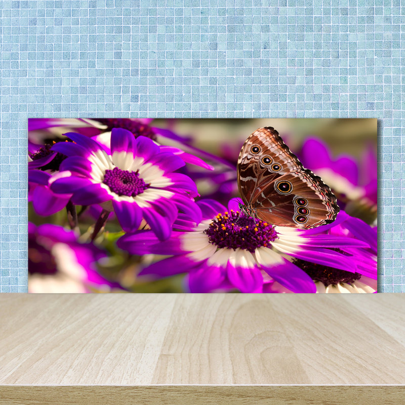 50cm W x 100cm L Glass Peel and Stick Panel