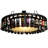 Dimmable Wagon Wheel Chandelier