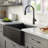 Karran Farmhouse/Apron-Front Quartz Composite 34'' X 21-1/4'' Single Bowl Kitchen Sink-45011506