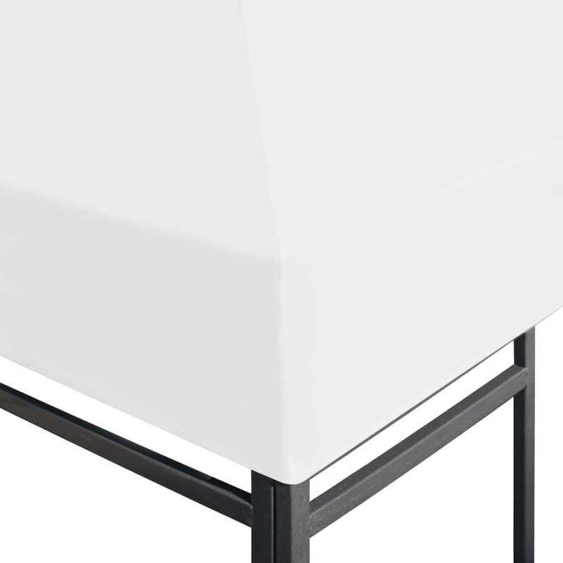Pippino Dakota Fields White Fabric Replacement Canopy for Gazebo