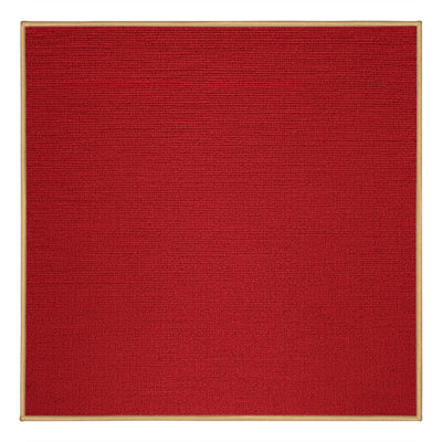 Tapis rouge uni lavable à la machine