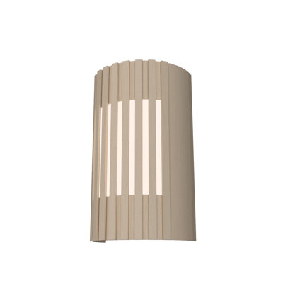 Ripada Manufactured Wood LED Flush Mounted Sconce