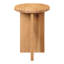 Shayne Solid Wood Abstract End Table-675131588
