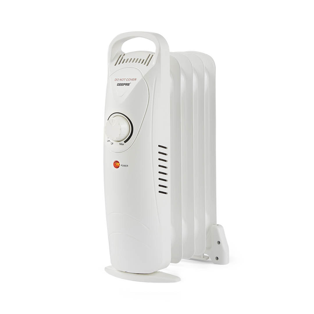 GEEPAS Oil Filled Radiator Heater | Portable Electric Heater 3 Heat Settings | Adjustable Thermostat Safety Cut-off Overheat Protection Energy Efficie