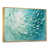 Toile avec cadre flottant or