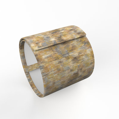 Abat-jour tambour en coton / plastique Drum