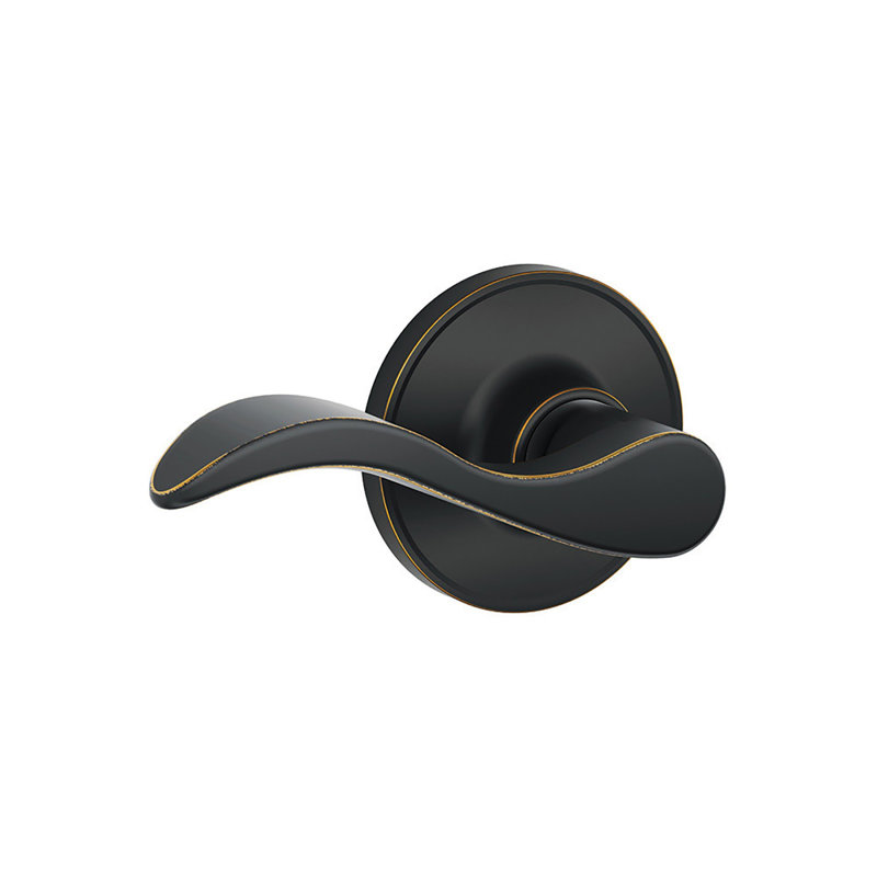 Seville Lever Hall and Closet Lock, Aged Bronze