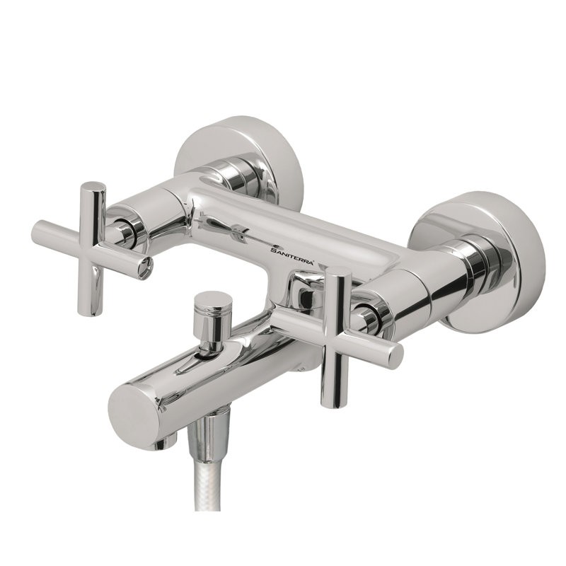 2 Handle Wall Bath Filler
