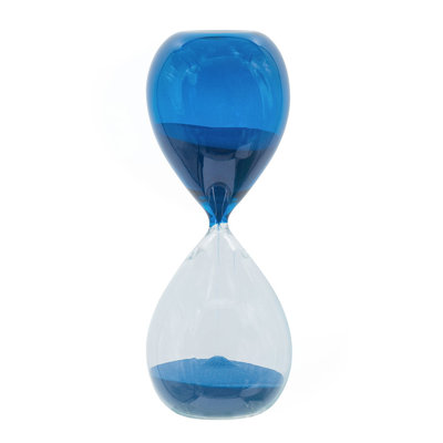 5X14" Hourglass, 60Min Blue