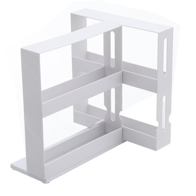 Plastic Spice Rack with Adjustable Racks