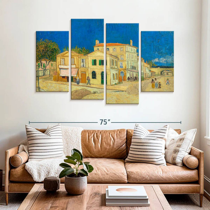 Sireci The Yellow House, 42" H x 68" W